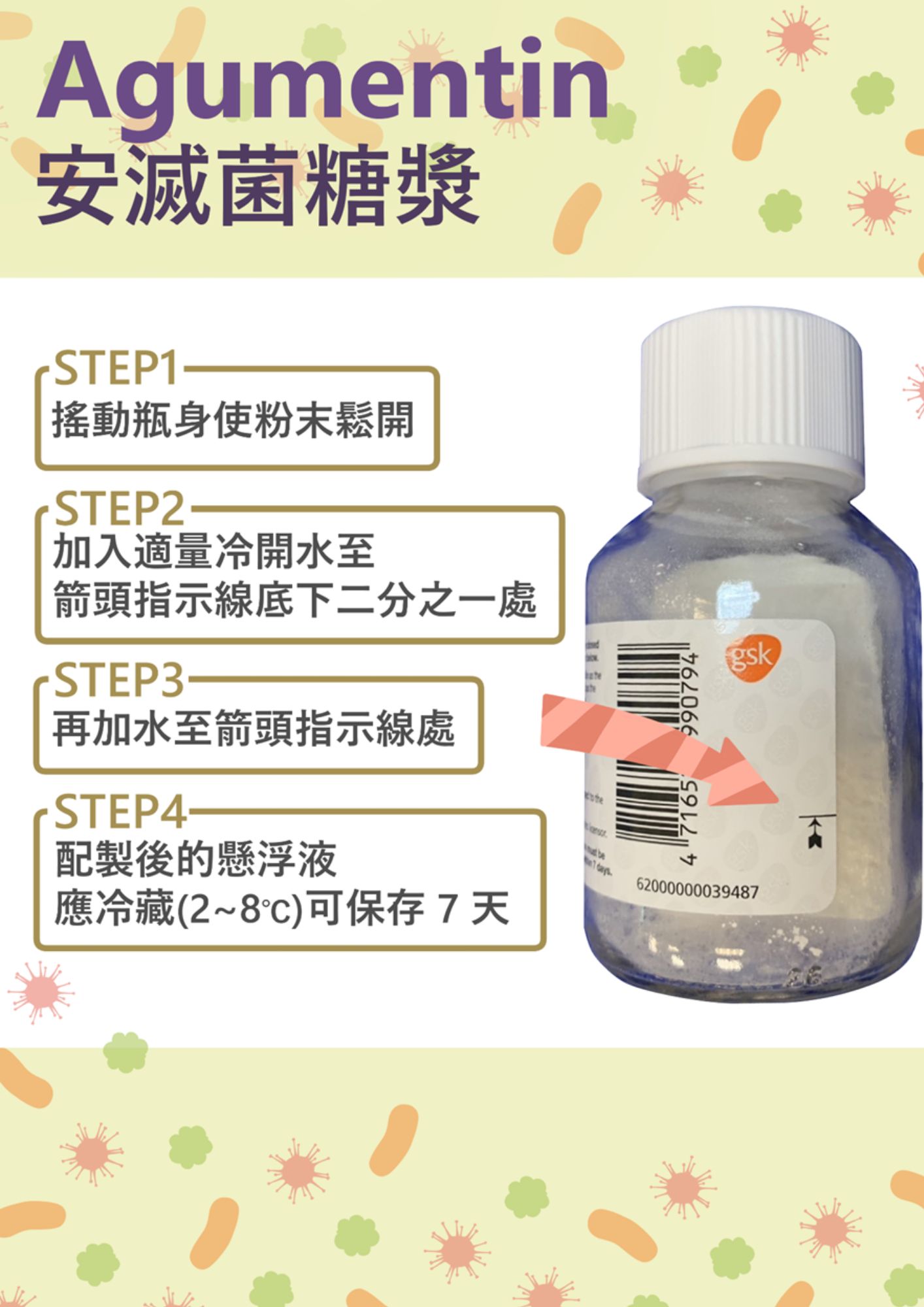 台中長安醫院藥局衛教 - 安滅菌糖漿使用需知 (第 1 頁)
