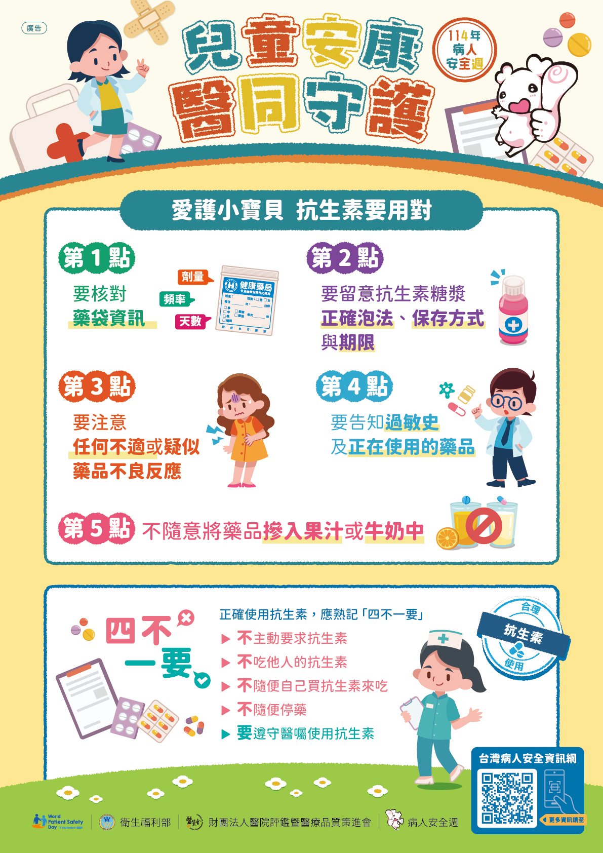 114年病人安全週開跑囉! 114年病人安全週開跑囉!